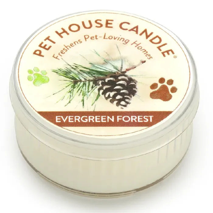 Pet House Candle Mini Evrgrn Forest
