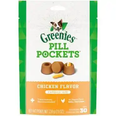 Pill Pockets Chicken Capsule 7.9-Oz