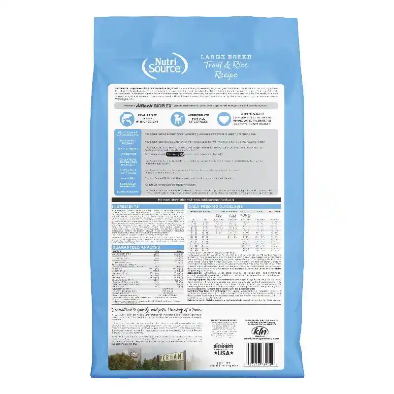 Large Breed Trout & Rice Recipe, 26lb