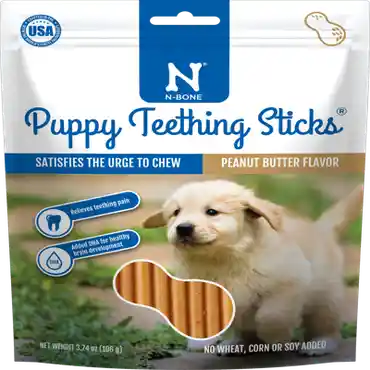 Nbone Teething Stick Peanut Butter 17pk