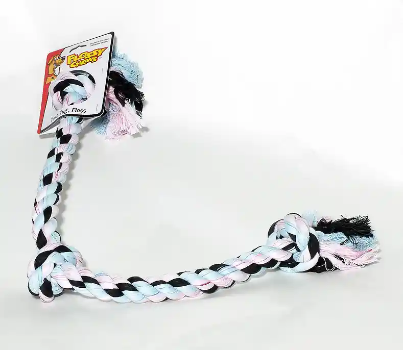 Flossy Chew 3 Knot Tug X-Large 36in