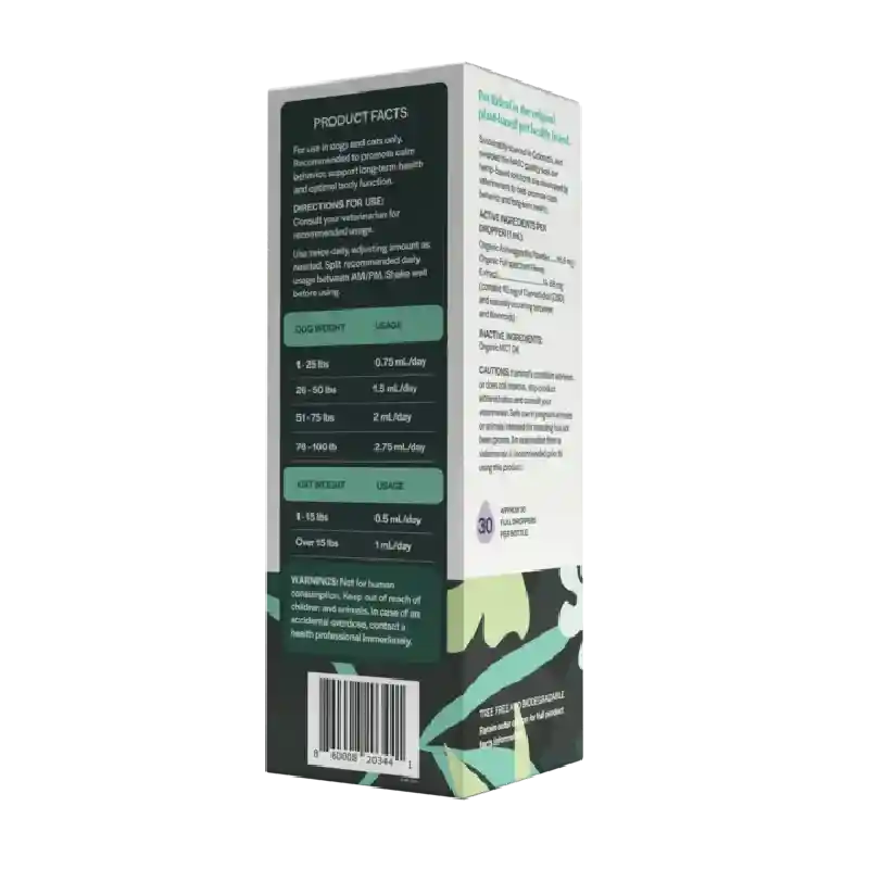 Pet Releaf Dog 300 Stress Releaf Hemp Oil 1 Oz