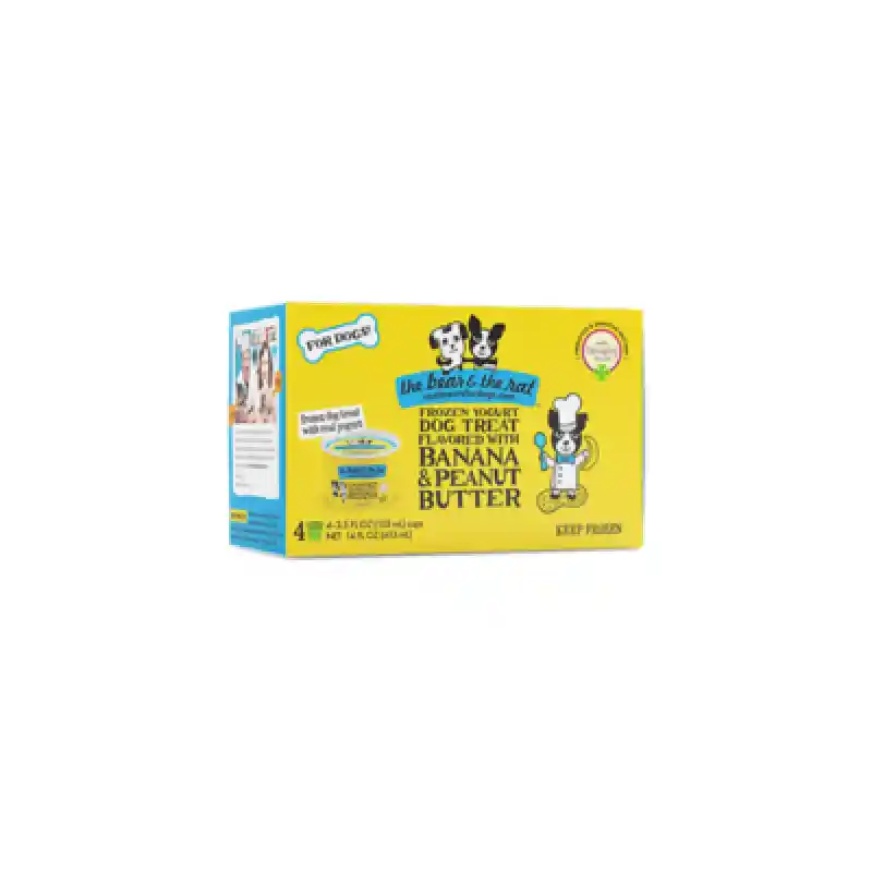 Banana Peanut  Fro Yo Cup 4 Pk