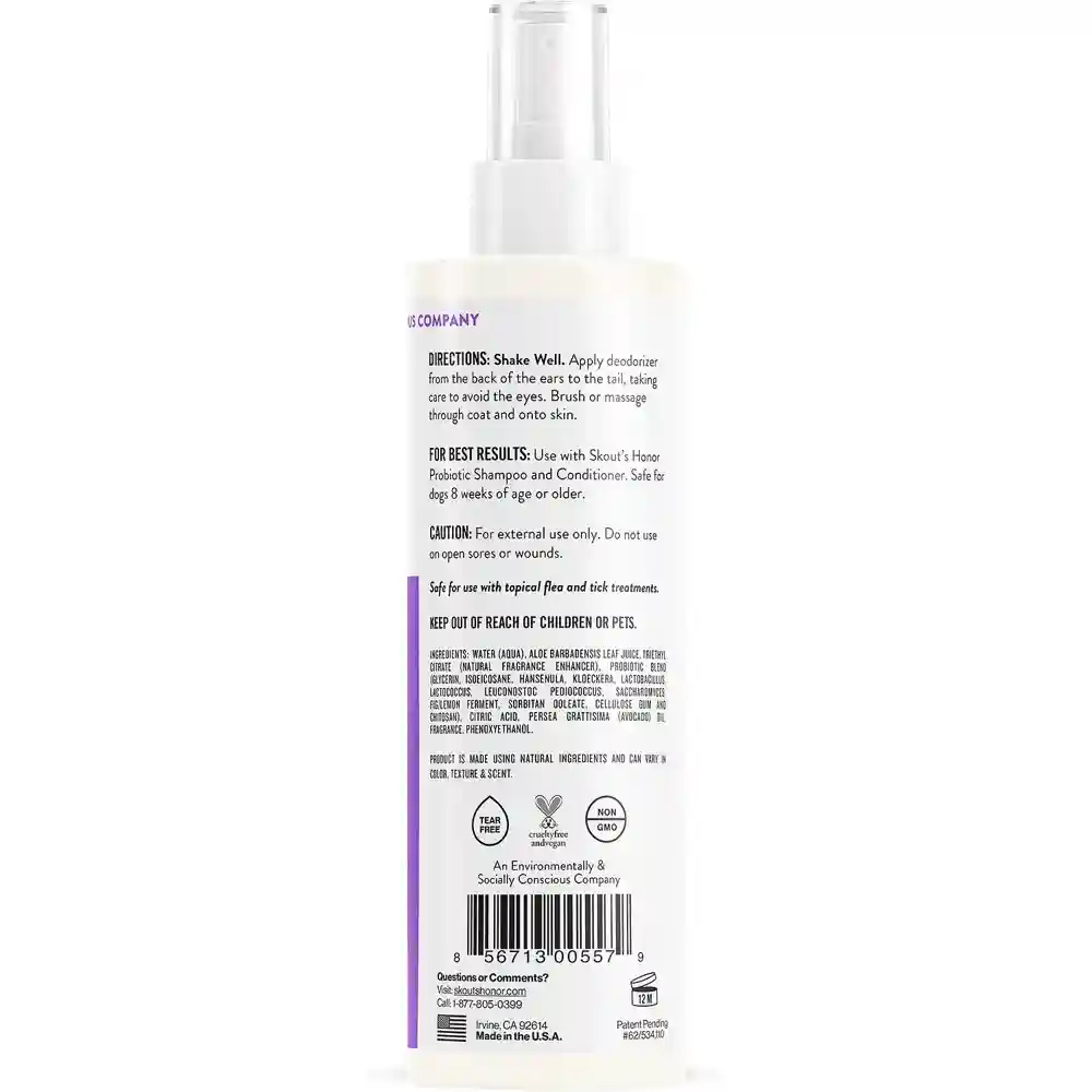 Skout Deodorizer Probiotic Lavender 8-oz