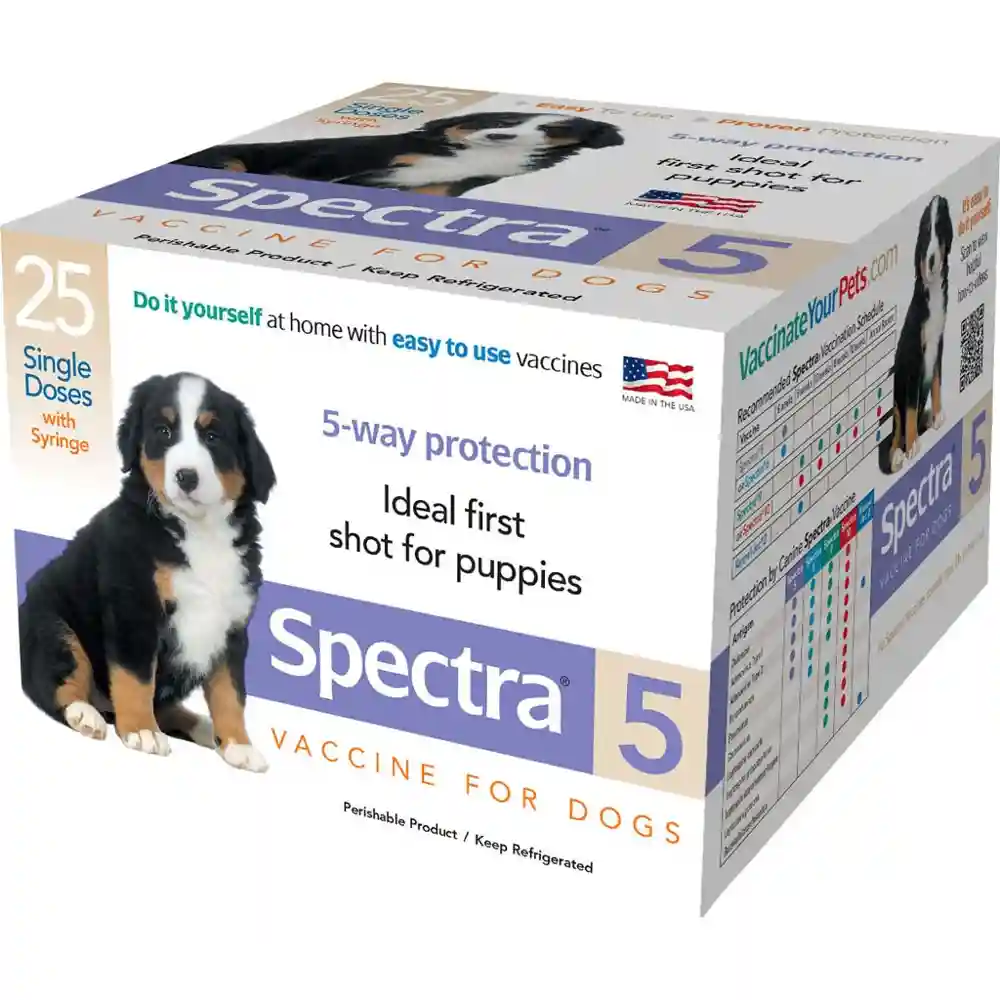 Canine Spectra 5 - 1 dose with Syringe