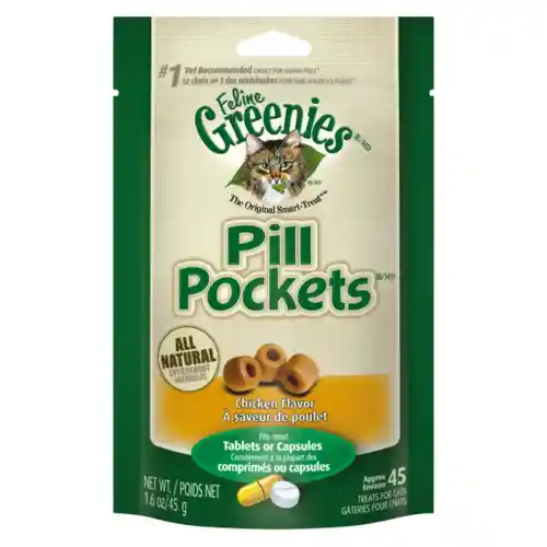 Feline Pill Pockets Ckn 1.6-Oz