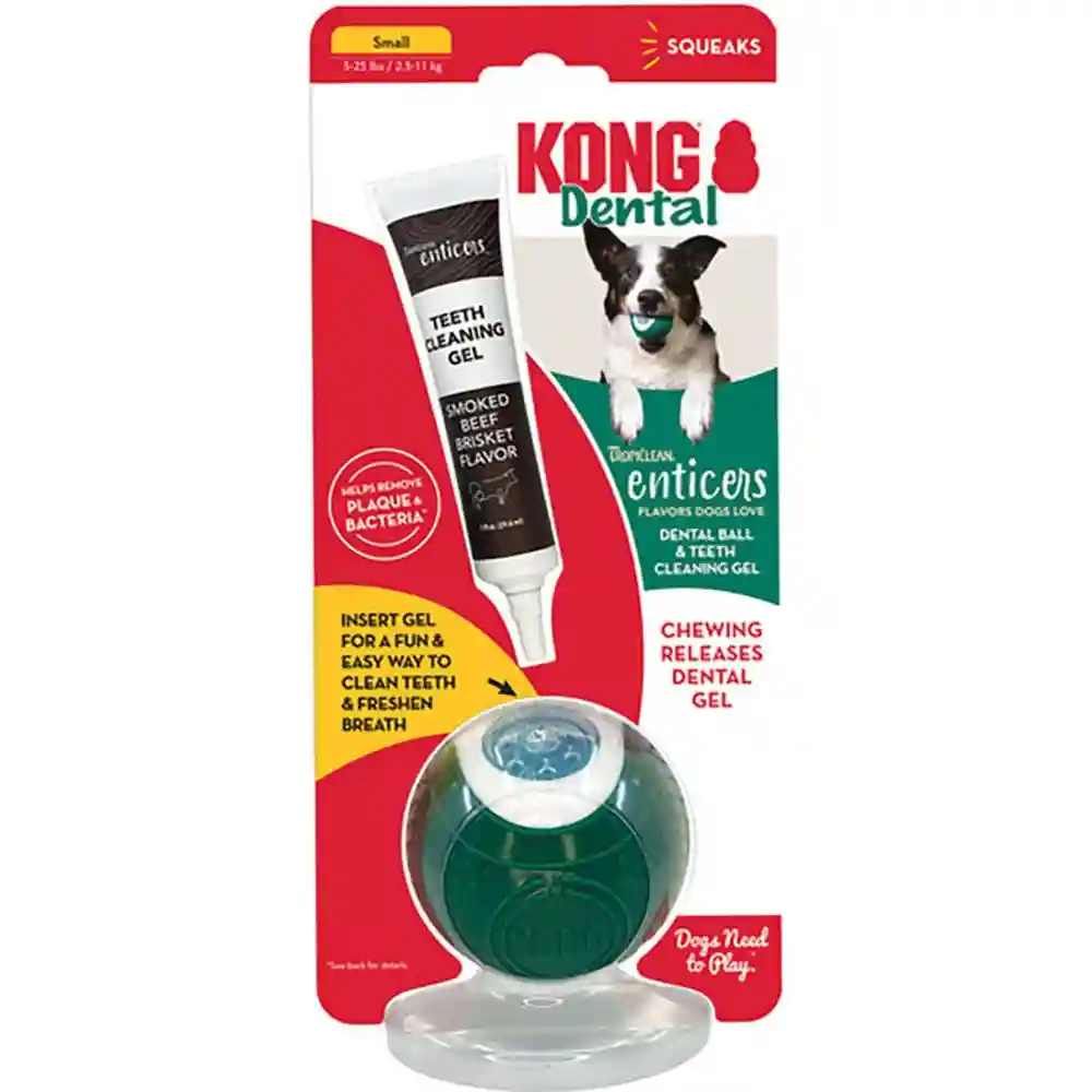 Enticers Dental Ball Kit Beef Small, 1oz