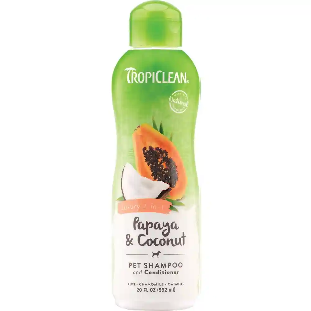 Tropiclean Papaya Coconut Shampoo Conditioner 20oz