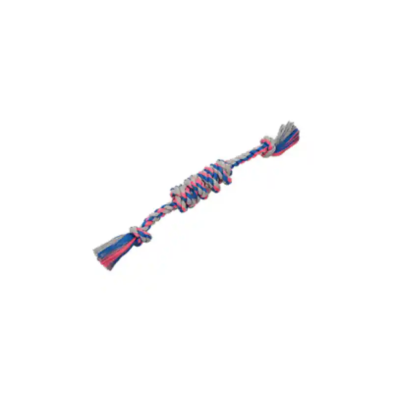 Cloth Rope Monkey Fist Bar Lg 18"