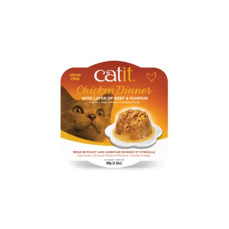 Catit Dinner Beef/Pumpkin 2.8 oz