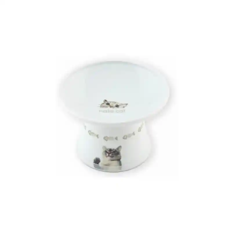 Necoichi X Wide Raised Cat Food Bowl
