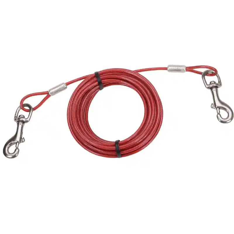 Hvy Cable Tie Out W/Snap 15ft