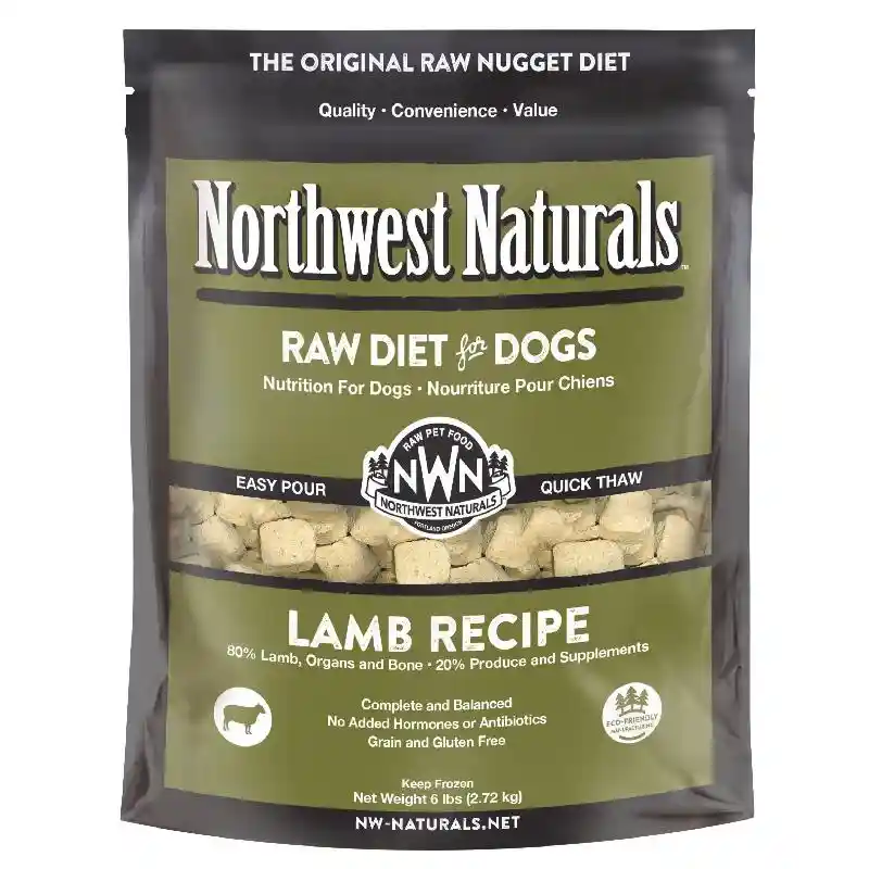 NWN Frozen Lamb Dinner Nuggets Bag 6 Lb