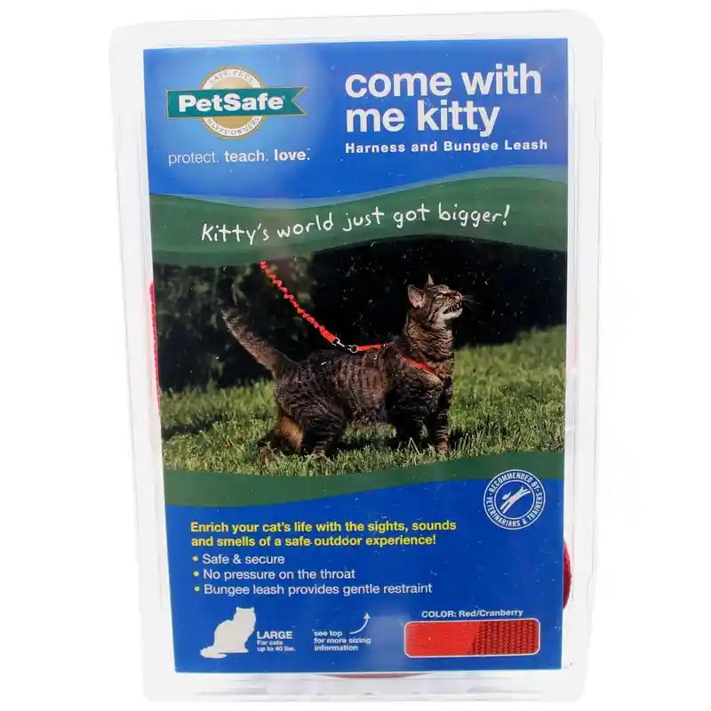 Come W/ Me Kitty Lg Red