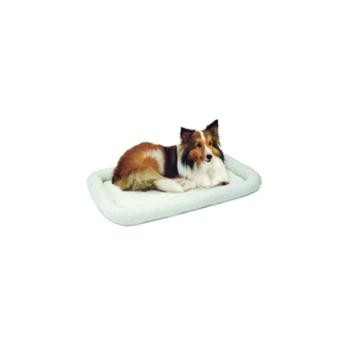QuietTime White Bolster Bed 36