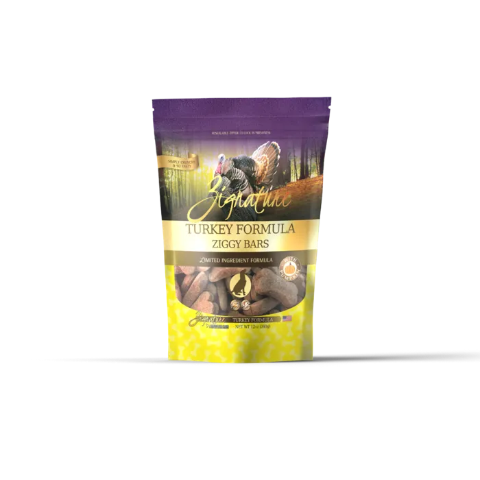 Zignature Trky Bisc Dog Treat 12-oz