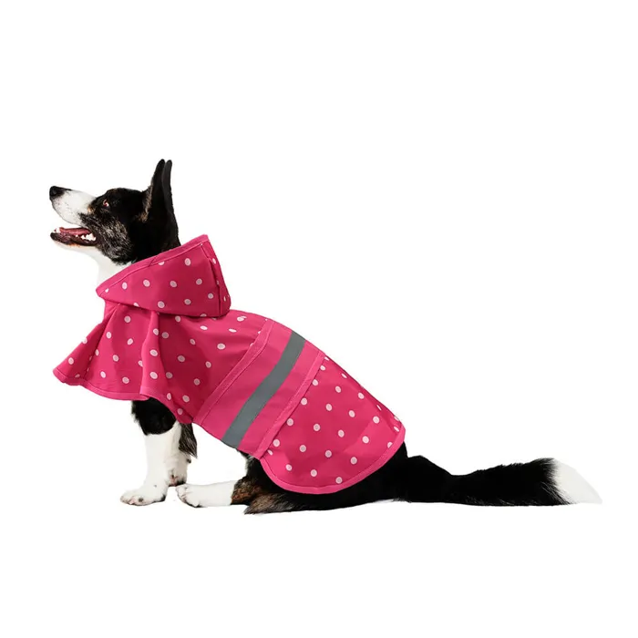 Ep Raincoat Polka Dot Pink Med