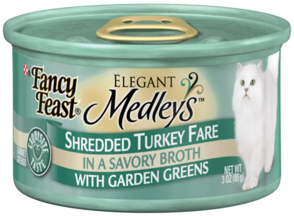 Fancy Feast Elegant Medley Shredded Turkey 3 Oz