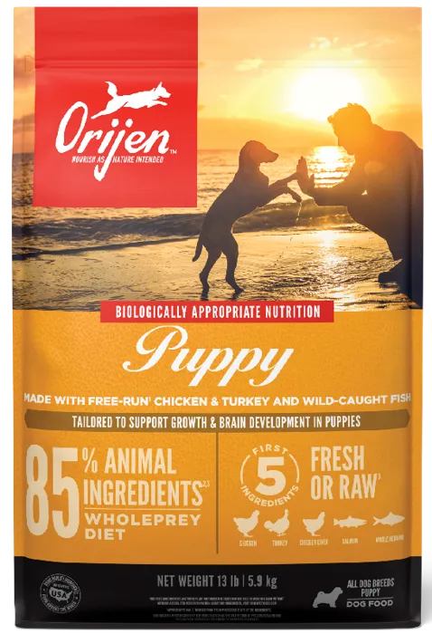 Orijen Dry Dog Food, Puppy, Biologically Appropriate & Grain Free 25-lb