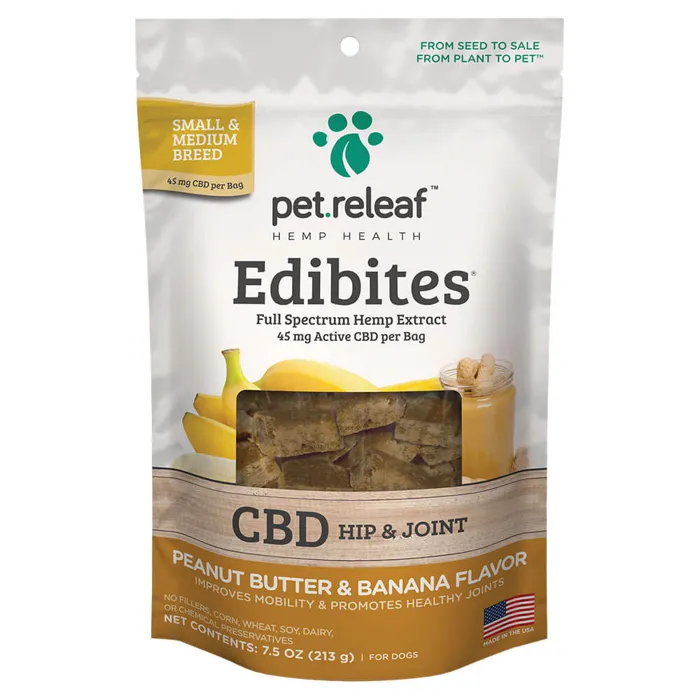 Pr Hip/joint Releaf Dog Chew Pb/banana 7.5oz