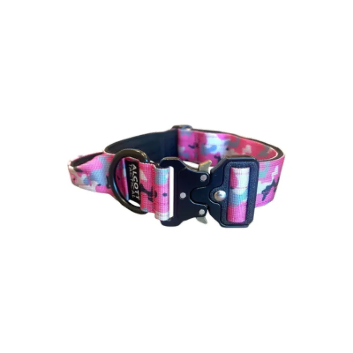 Tactical Collar Lg Pink Camo