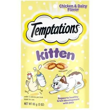 Chicken And Dairy Kitten Treats - 3oz Pouch