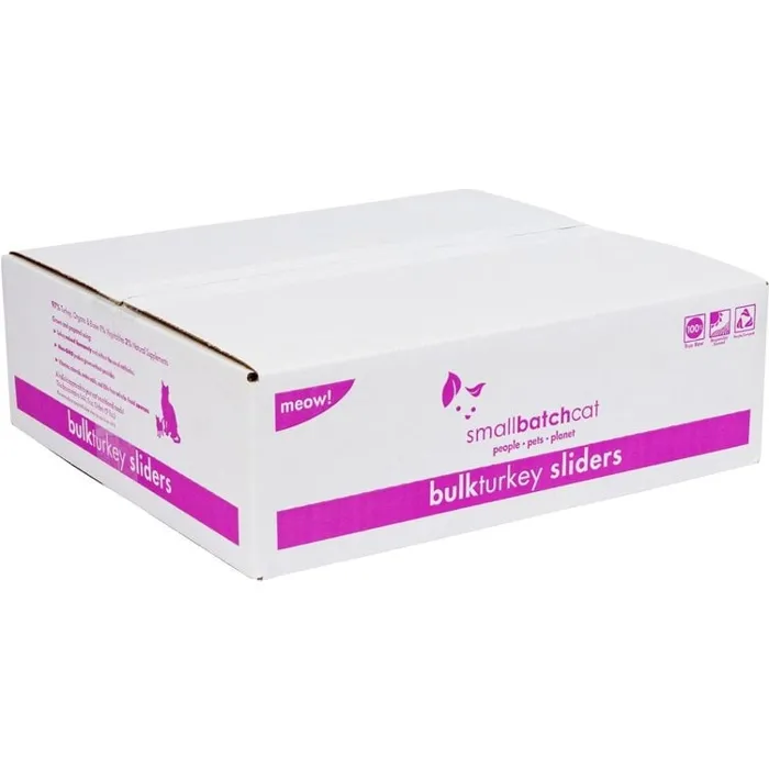 Smallbatch Cat Frzn Raw Turkey Sliders 9-lb