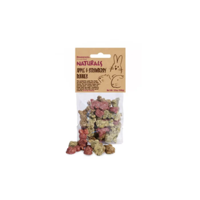 Rosewood Naturals Apple/Strawberry Bunnies