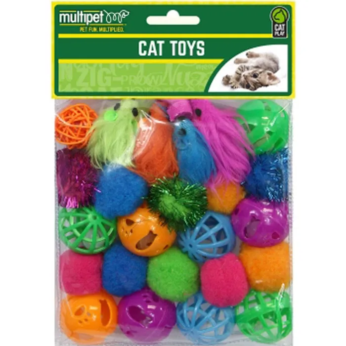 Multipet Cat Ball & Mice Value Pack