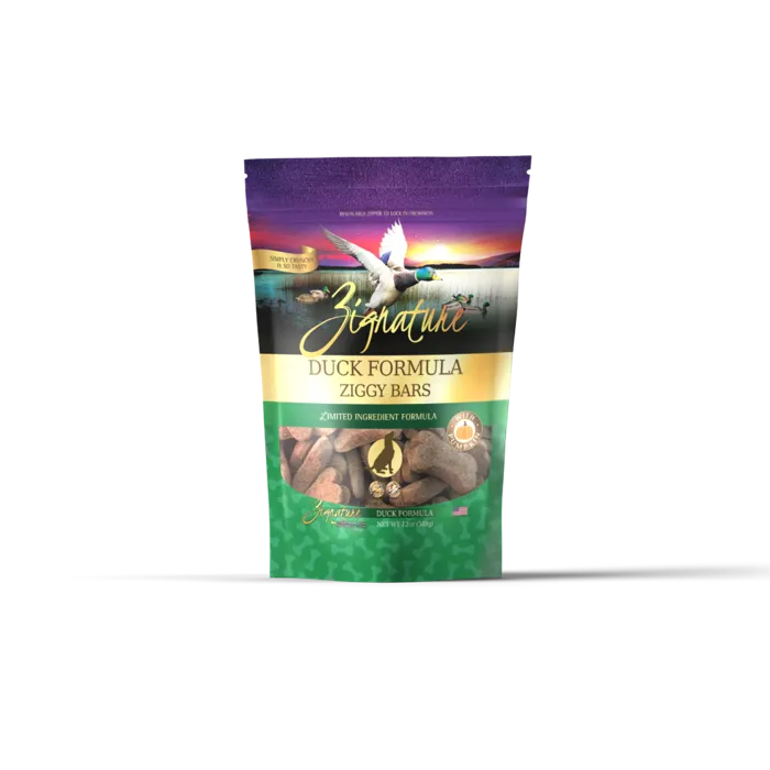 Zignature Duck Biscuit Dog Treat 12-oz