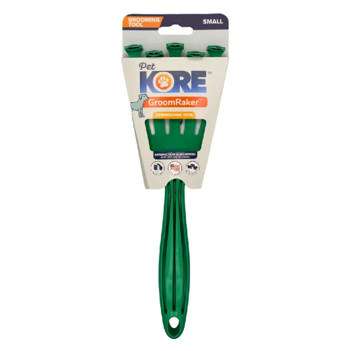 Petkore Groomraker For Dogs, Green, Small