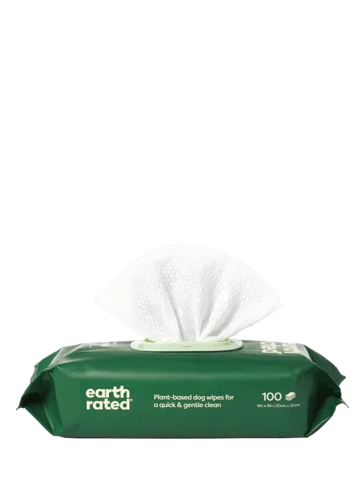Earth Rated Grooming Wipes Lavender 100-ct