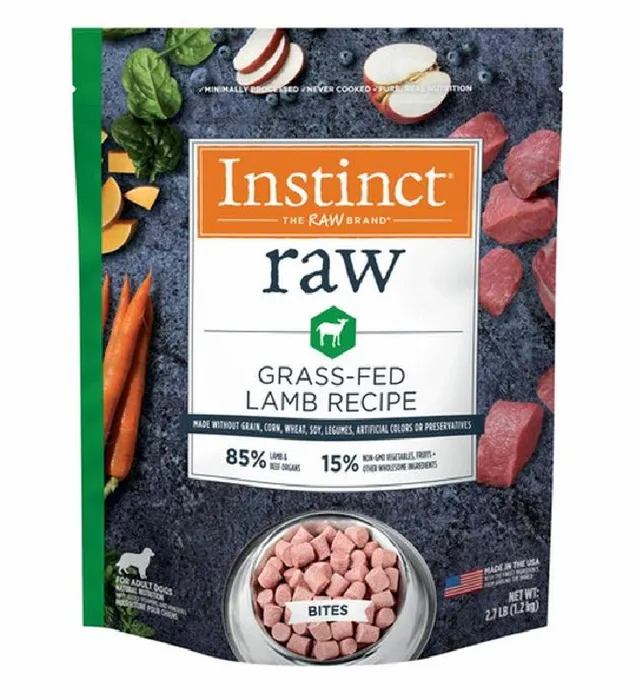 Instinct Raw Dog Bites Lamb GF 2.7#