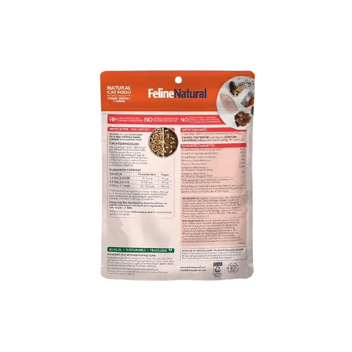 Feline Natural Cat Gf Fzd Chicken Salmon 3.5oz