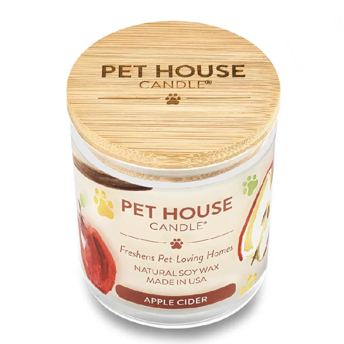 Pet House Candle Seasonal Apple Cider 8.5 Oz 3/cas