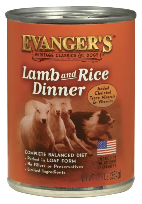 Evanger's Complete Lamb/Rice Dog Can 13.2oz