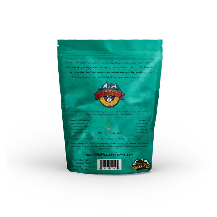 Wild Meadow Farms Shreds Alligator & Bacon 2.5-oz