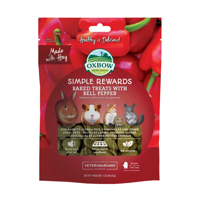 Simple Rewards Baked Treats With Bell Pepper - 2oz