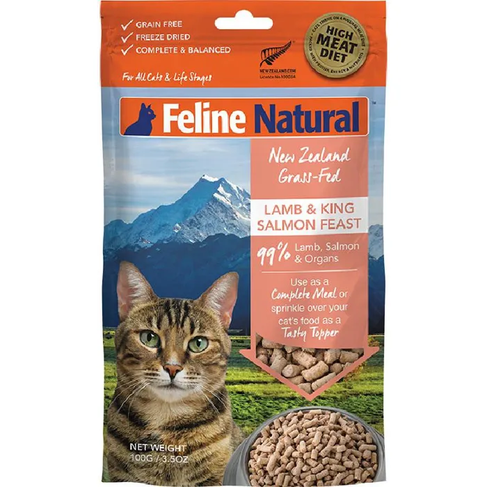 Feline Natural Fzd Topper Lamb & Salmon 3.5oz
