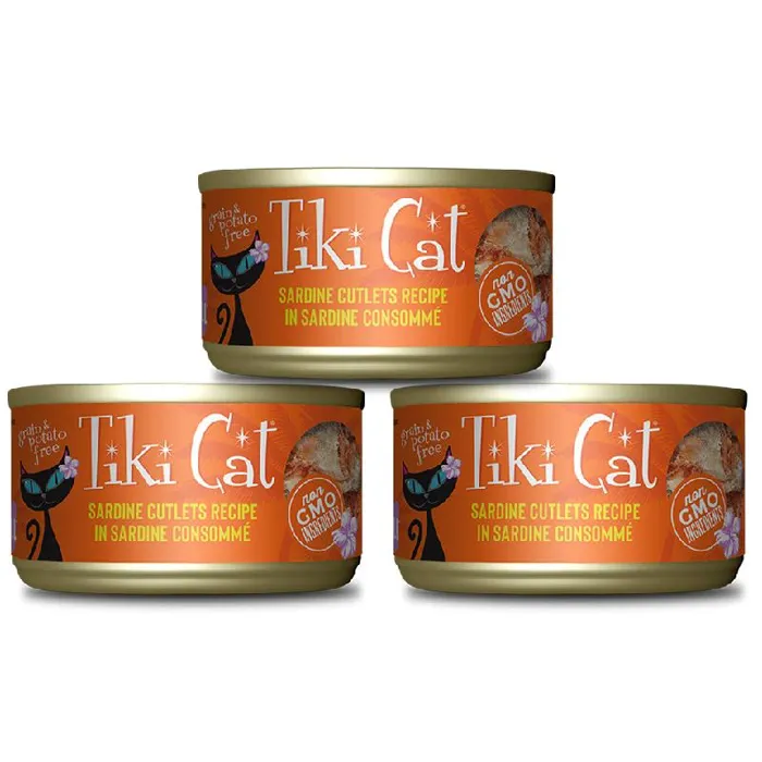 Tiki Cat Tahitian Grill -sardine W/consomme 2.8-oz