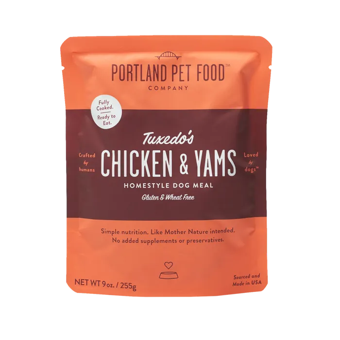 Portland Pet Tuxedo's Chicken & Yams 9-oz