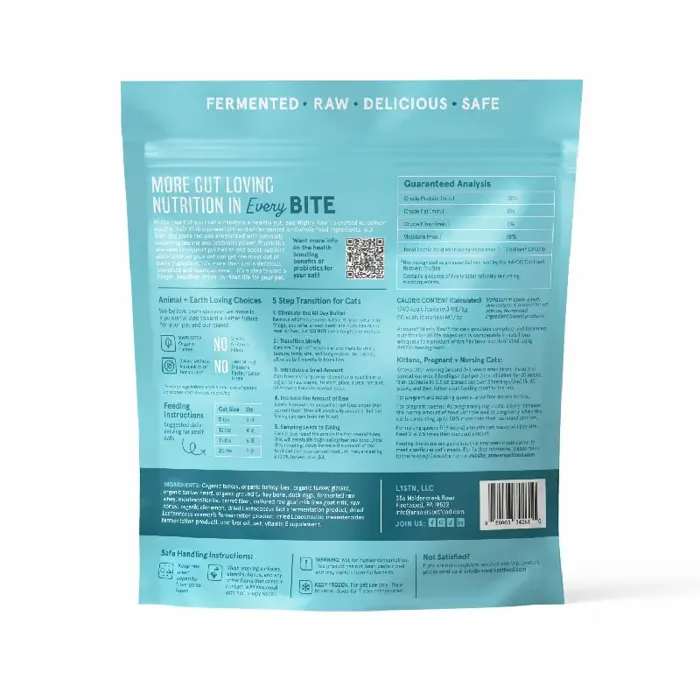 Answers Frzn Cat Mighty Raw Turkey Nibbles 2.2#