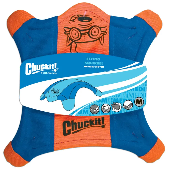 Chuck It Flying Squirrel Toy Medium 10"