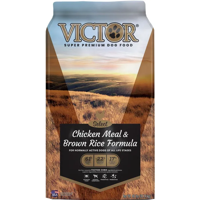 Victor Chicken & Rice W/lamb 40 Lbs