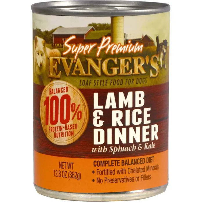 Evangers Dog Can Lamb & Rice 13.2 Oz