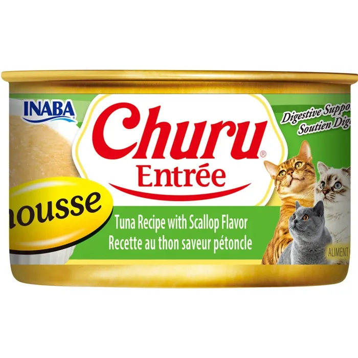 Churu Tuna Scallop Mousse Cat Entree 3oz