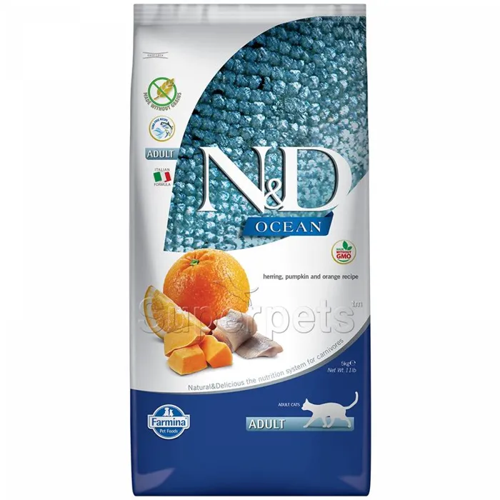 Farmina N&d Cat Ocean Herring orange 11lb