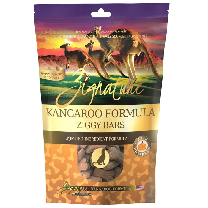 Zignature Kangaroo Biscuit Treat 12-oz