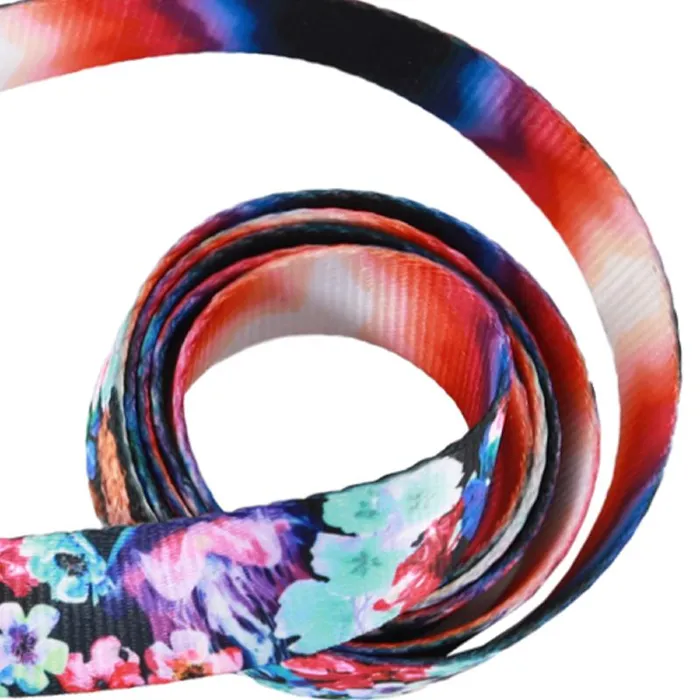 Dog Leash Floral Jelly - Med Lrg