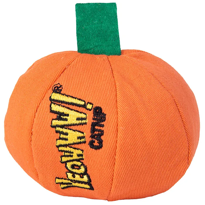 Yeowww! Catnip Pumpkin orange back view